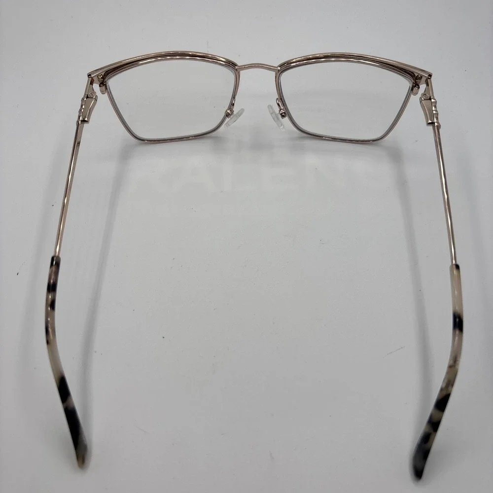 Marie Claire Women's 6346 Black/Gold Eyeglasses Frames Size 54-17-140mm #C190